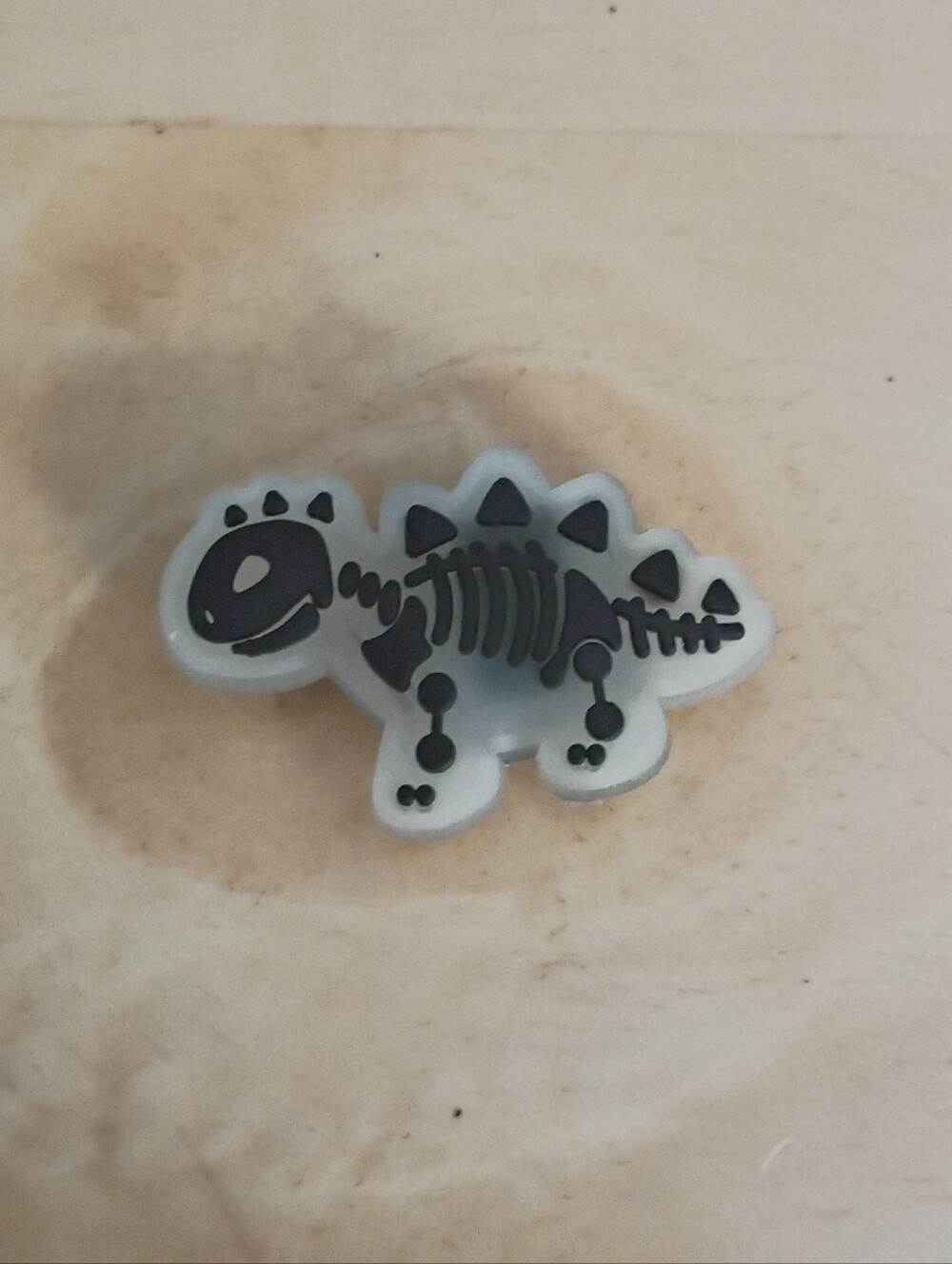 10 for $10 Jibbitz Croc Charms - Luminous Stegosaurus Dinosaur Skeleton - Glow